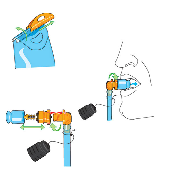 Deuter Streamer Sistem za nošenje pijaće vode 3L 32941 - dodatni pogled