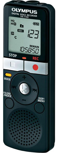 Olympus diktafon VN-7700 non PC - dodatni pogled
