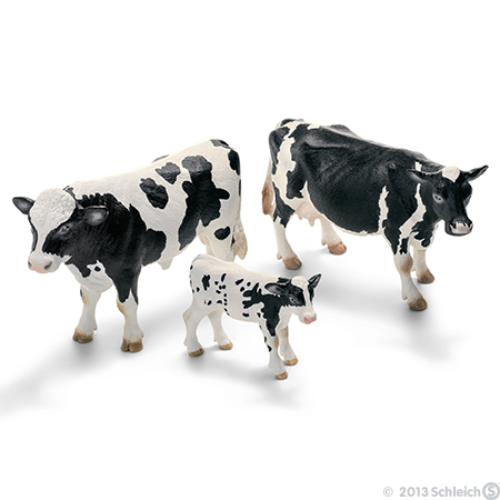 Schleich Domaće životinje - Holštajn krava 13633 - dodatni pogled