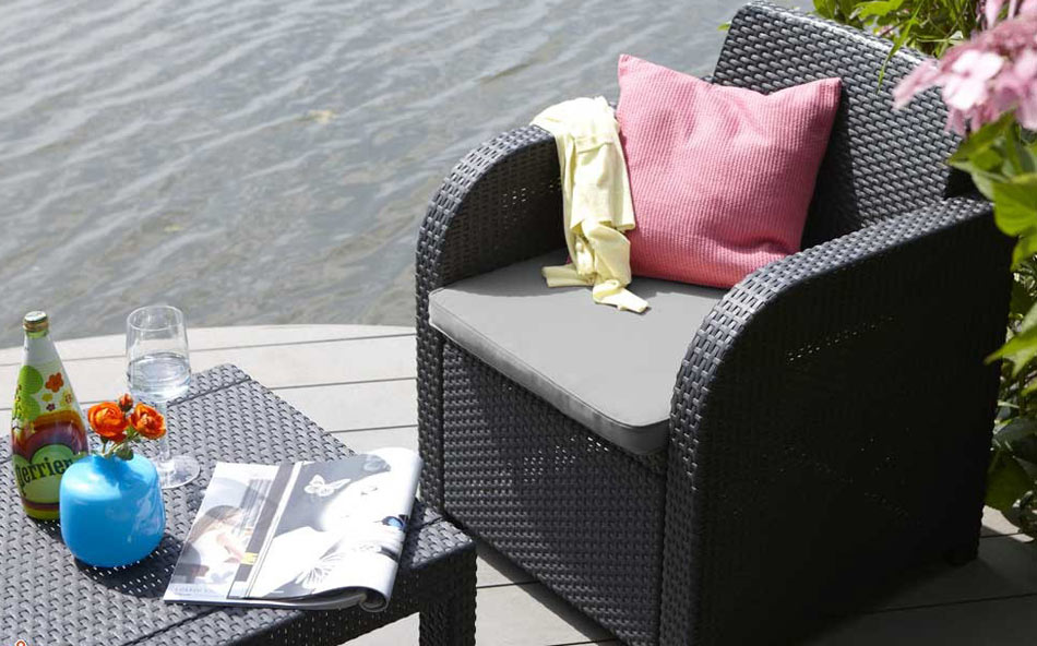 Garnitura za Balkon i Baštu Libre - 2 Fotelje i Sto - dodatni pogled