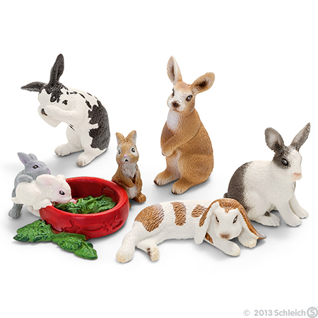 Schleich Domaće životinje - Zečići 13725 - dodatni pogled