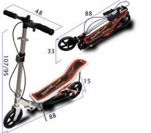 Trotinet Space Scooter 23015 - dodatni pogled