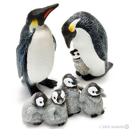 Schleich Divlje Životinje - Kraljevski pingvin sa mladuncem 14632 - dodatni pogled
