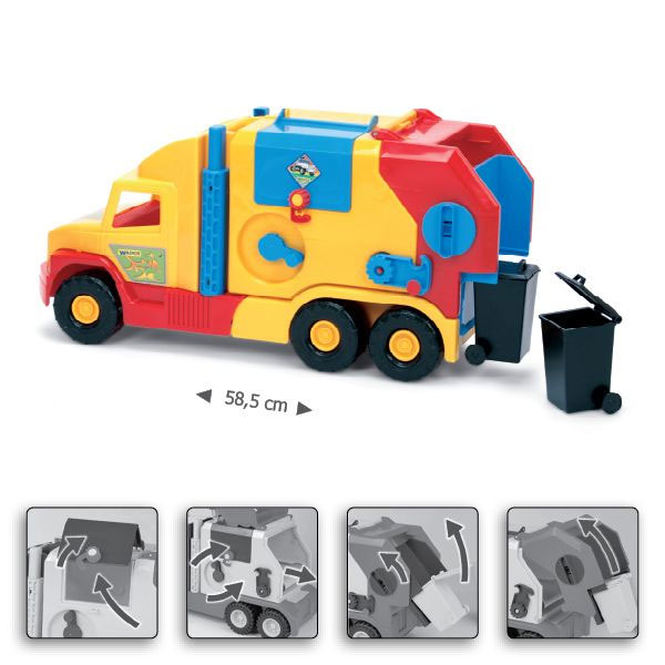 Wader Super Truck - Refuse Lorry - Kamion đubretarac 36580 - dodatni pogled
