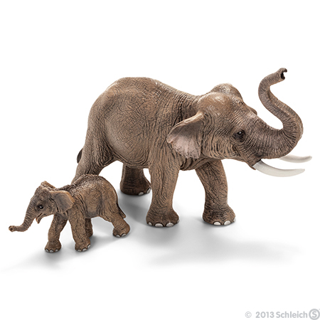 Schleich Divlje Životinje - Azijski slon 14653 - dodatni pogled