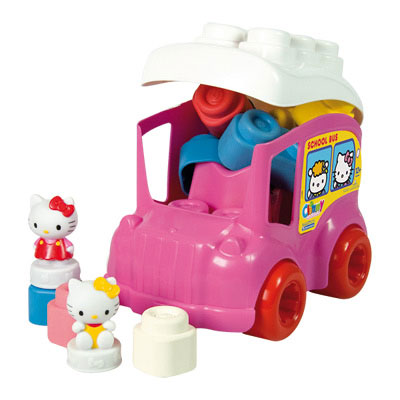 Clementoni Soft Blocks - Mekane Kocke Clemmy Hello Kitty Autobus 17332 - dodatni pogled