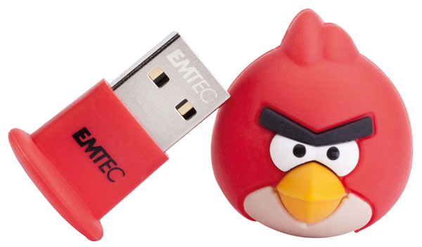 Emtec USB 2.0 Refill A100 8GB oblik Crvena ptica 70130 - dodatni pogled