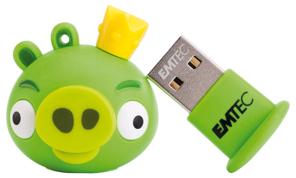 Emtec USB 2.0 Refill A100 8GB oblik Zelena Svinja 70131 - dodatni pogled