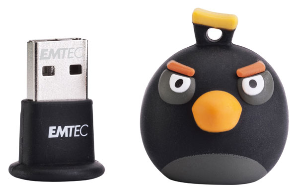 Emtec USB 2.0 Refill A106 8GB oblik Crna Ptica 70133 - dodatni pogled