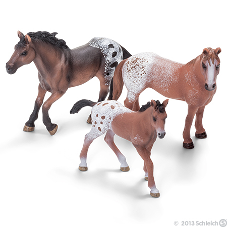 Schleich Domaće životinje - Apaluza pastuv 13732 - dodatni pogled