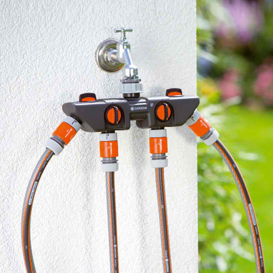 Gardena razvodni 4-kanalni ventil 1 ili 3/4 na 4 x 1/2 GA 08194-20 - dodatni pogled