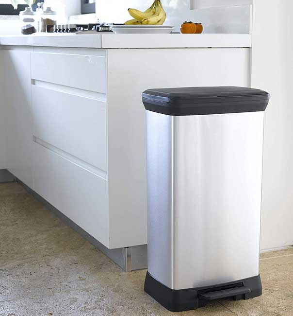 Curver kanta za otpatke 50L Deco srebrna CU 02162-582 - dodatni pogled