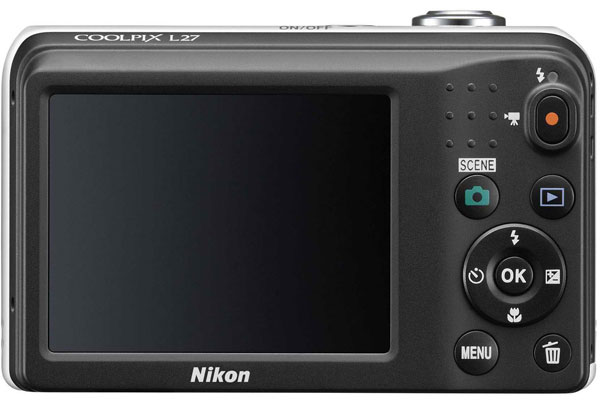 Nikon Digitalni Fotoaparat CoolPix L27 bela - dodatni pogled