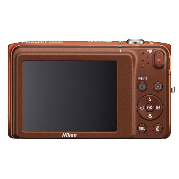 Nikon Digitalni Fotoaparat CoolPix S3500 narandžasta - dodatni pogled