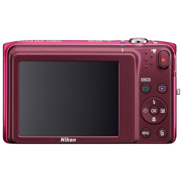 Nikon Digitalni Fotoaparat CoolPix S3500 pink LineArt - dodatni pogled