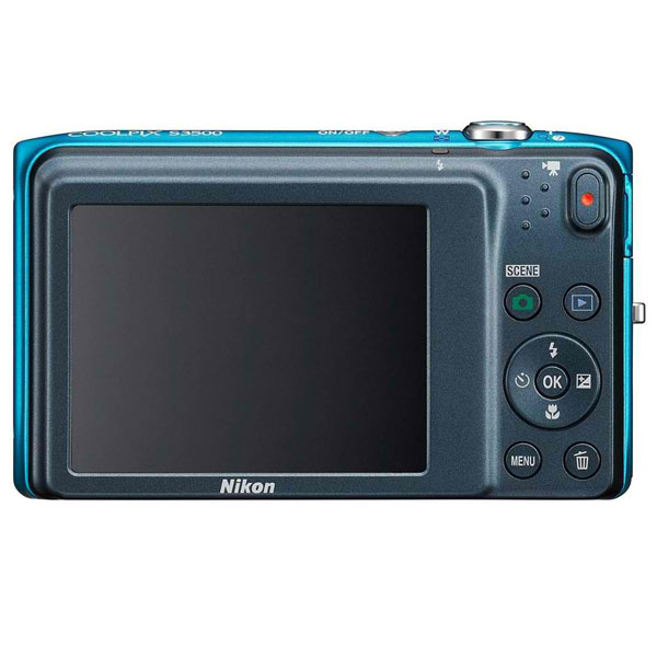 Nikon Digitalni Fotoaparat CoolPix S3500 plava LineArt - dodatni pogled
