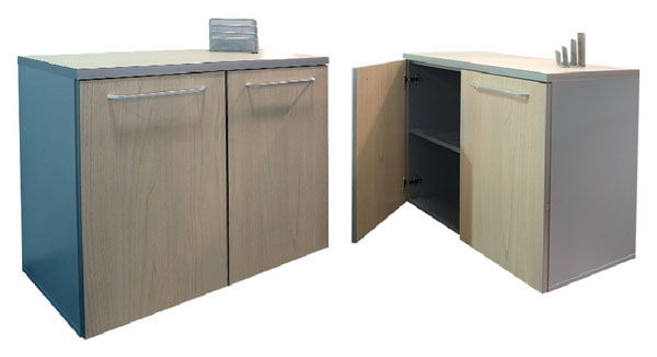 Kancelarijski orman - komoda Cube 112 CB 2 vrata 90x43x77 A-I    - dodatni pogled