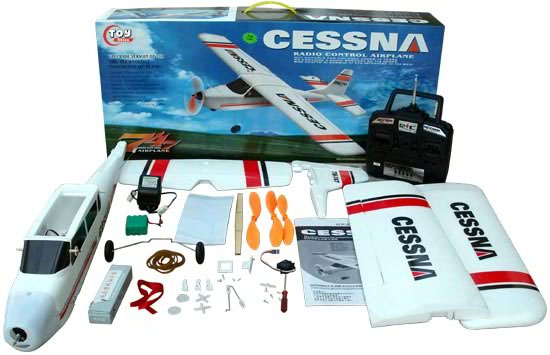 Avion na daljinsko upravljanje Cessna 4ch - dodatni pogled