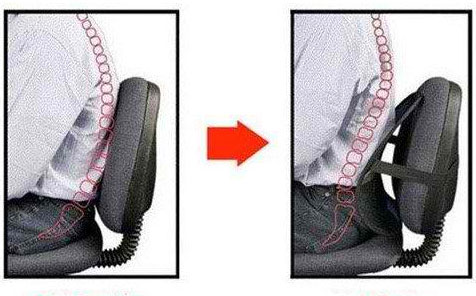 Potpora za leđa pri sedenju 700099 - dodatni pogled