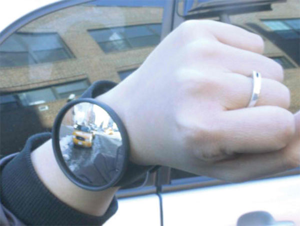 Kikkerland ogledalo u obliku ručnog sata MR01 - dodatni pogled