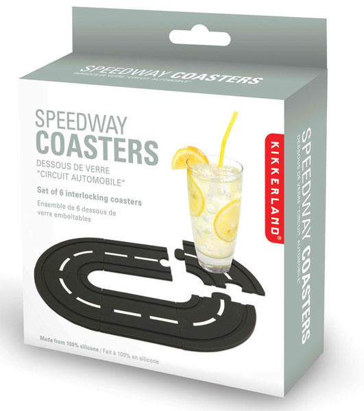 Kikkerland Podmetači za čaše trkačka staza GC14 - dodatni pogled