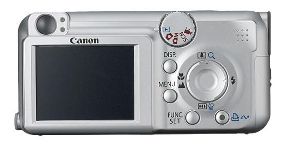 Canon PowerShot A450 - dodatni pogled