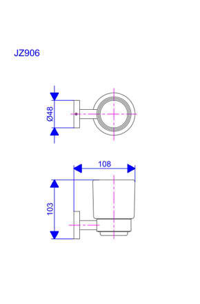 Rosan Zerro držač čaše JZ906 - dodatni pogled
