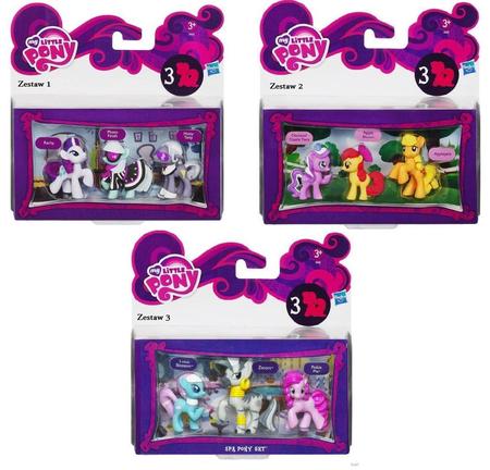 Hasbro My Little Pony - 3 Konjića Diamond Dazzle Tiara, Apple Bloom i Applejack A0266 A2032 - dodatni pogled