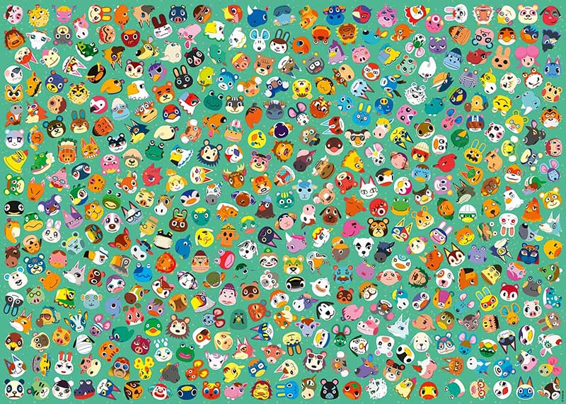 Puzzle 1000 delova Izazov Animal Crossing Ravensburger 12000629 - dodatni pogled