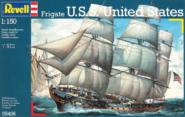 Revell maketa Fregata U.S.S. United States RV05406/150 - dodatni pogled