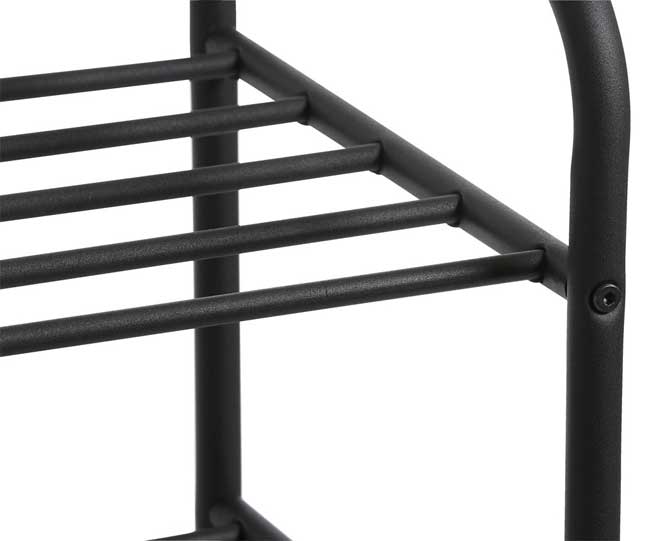 Polica za obuću sa 4 metalne police - cipelarnik Axis - dodatni pogled