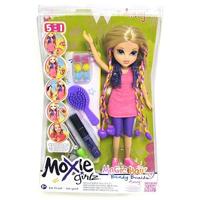 Moxie Girlz Lutka Magic hair bendy braids Avery 111719 - dodatni pogled