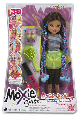 Moxie Girlz Lutka Magic hair bendy braids Sophina 111719 - dodatni pogled