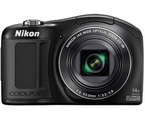 Nikon CoolPix L620 Digitalni Fotoaparat crni 17608 - dodatni pogled