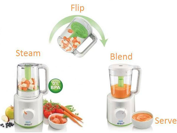 Avent 2u1 Parni blender za pripremanje hrane za bebe - dodatni pogled