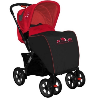 Bertoni Kolica City Black Red Poppies 10020011234 - dodatni pogled