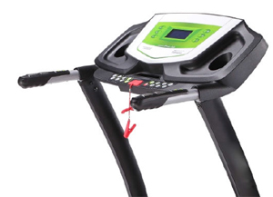 Traka za trčanje 4110D podesiv nagib - dodatni pogled