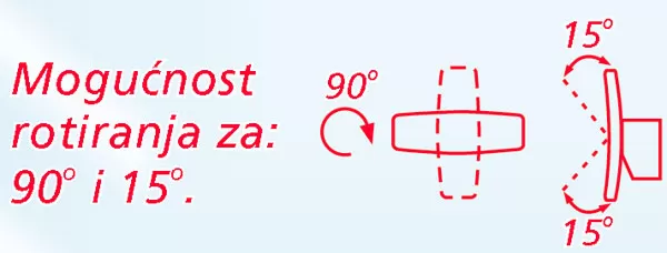 Grejalica za kupatilo 2000W 11665