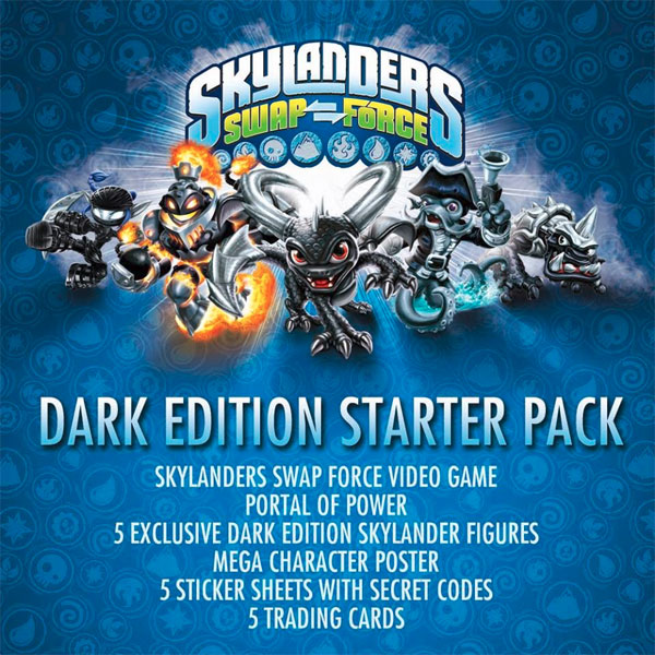 XBOX360 Skylanders SWAP Force Dark Edition Collectors Starter Pack - dodatni pogled