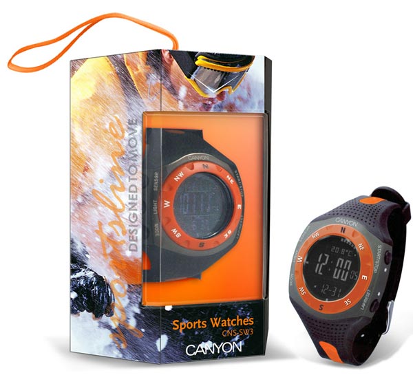 Canyon CNS-SW3 SkiMaster - multifunkcijski sporski časovnik - dodatni pogled