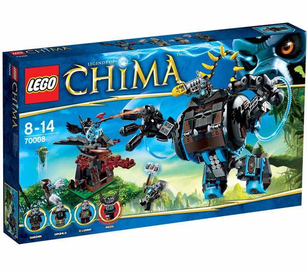 Kocke LEGO® Chima Gorzans Gorilla Striker V29 LE70008 - dodatni pogled