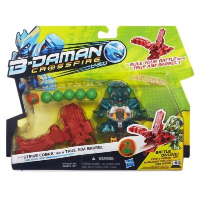 Hasbro B-Daman Deluxe Figura Strike Cobra i True Aim Barrel A4460 - dodatni pogled