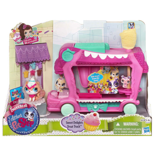 Hasbro Littlest Pet Shop - Prodavnica najmanjih ljubimaca - Slatki kamion sa ekskluzivnim ljubimcem Sugar Sprinkles A1356 - dodatni pogled