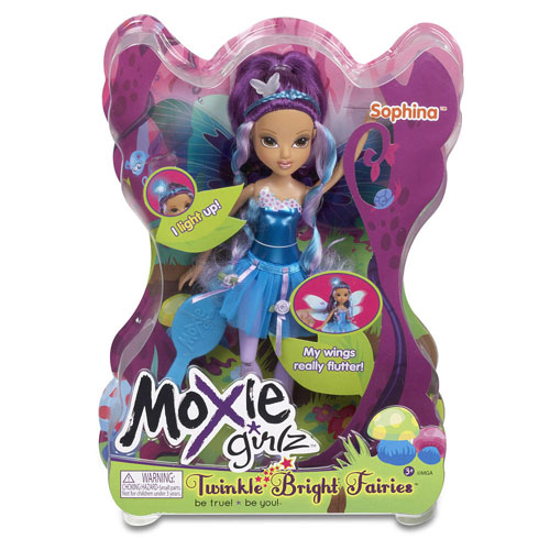 Moxie Girlz Lutka Twinkle Bright Fairies - Vila Sophina 112815 - dodatni pogled