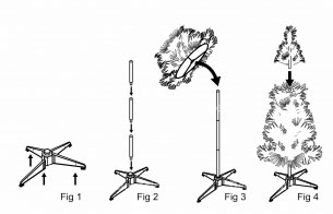 Veštačka novogodišnja jelka Pop-Up 150cm KPZ 150 - dodatni pogled
