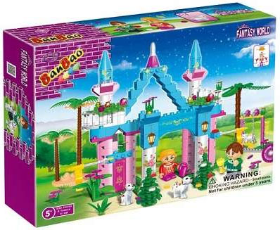 BanBao kocke Magični cvetni dvorac 6168 - dodatni pogled