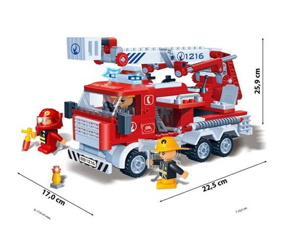 BanBao kocke vatrogasni kamion 8313 - dodatni pogled