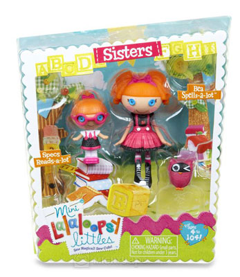 Mini Lalaloopsy Lutke Sestre Bea Spells-a-Lot i Specs Reads- a-Lot 520481/2 - dodatni pogled