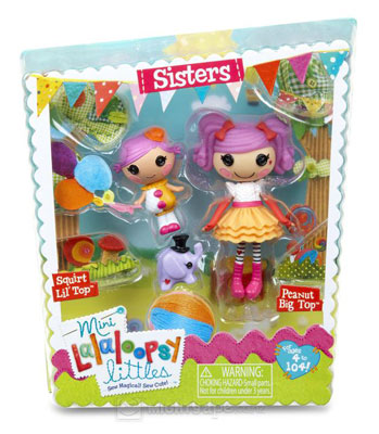 Mini Lalaloopsy Lutke Sestre Peanut Big Top i Squirt Lil Top 520481/2 - dodatni pogled