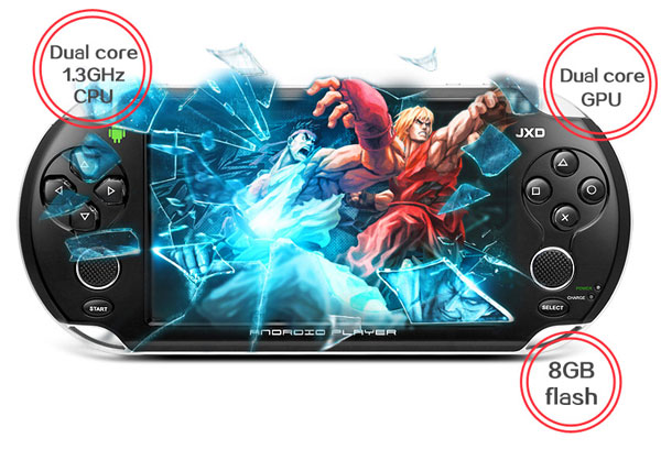 JXD S5110B Wi-Fi Android igračka konzola - Tablet - dodatni pogled